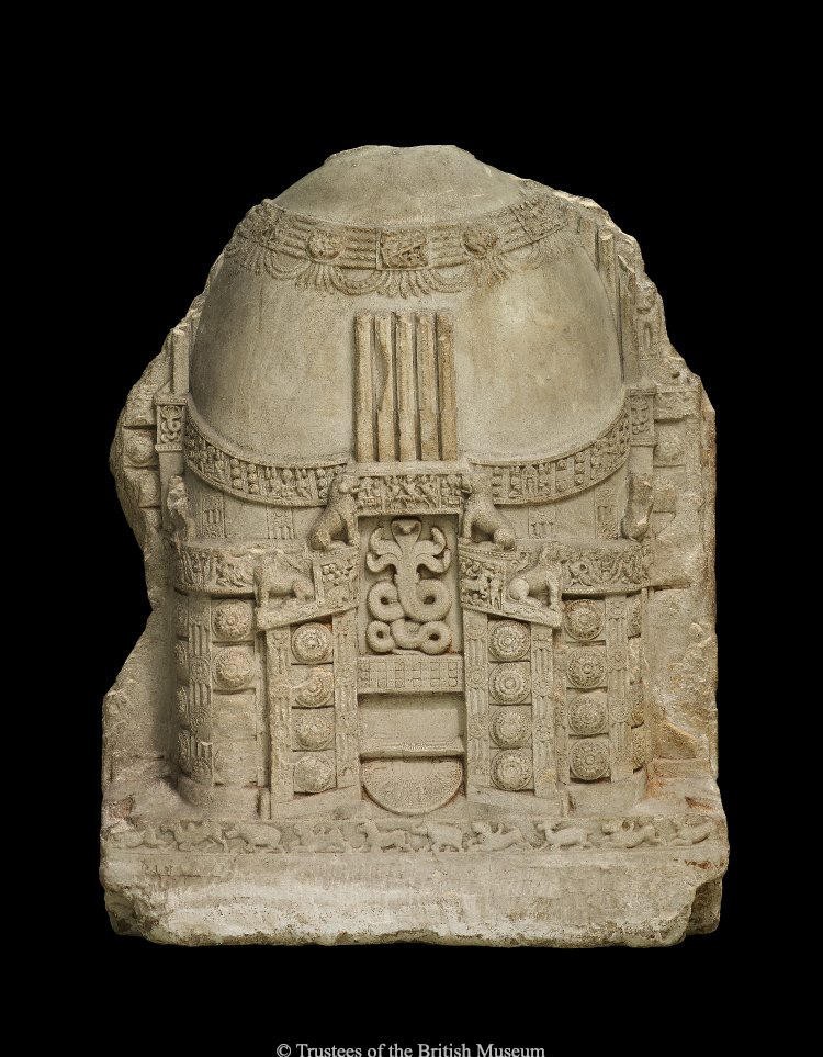 029 阿马拉瓦蒂大佛塔雕刻 Carving from The Great Stupa of Amravati